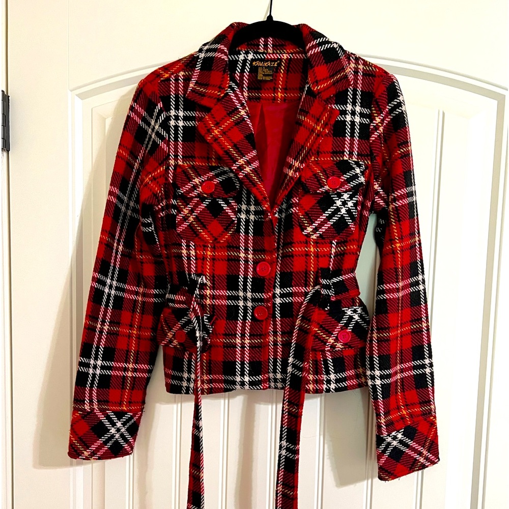 Plaid Blazer